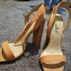 3 for $15****Coral heels, size 7 NWB